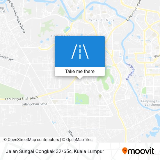 Peta Jalan Sungai Congkak 32/65c