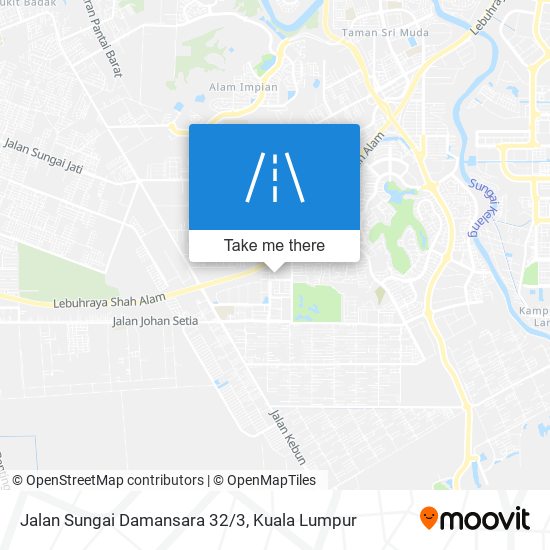 Jalan Sungai Damansara 32/3 map
