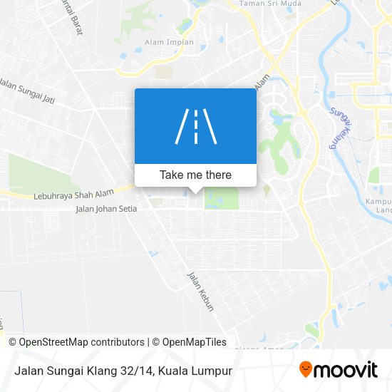 Jalan Sungai Klang 32/14 map