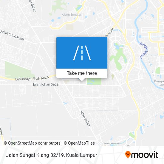 Jalan Sungai Klang 32/19 map