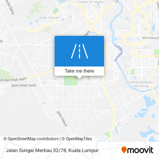 Jalan Sungai Merbau 32/78 map