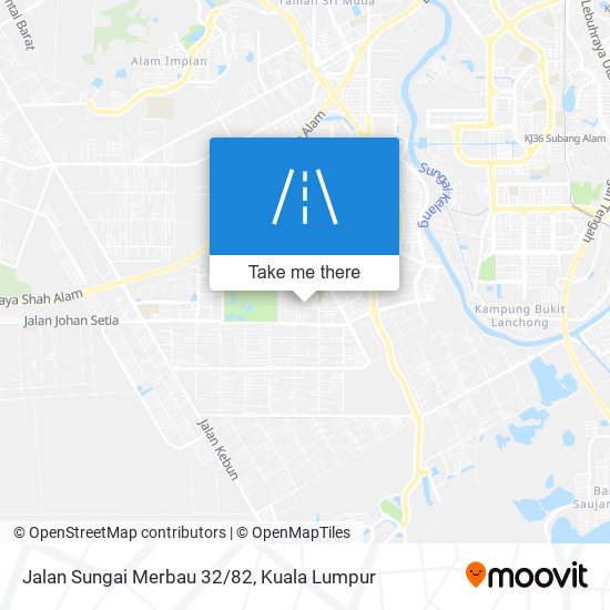 Jalan Sungai Merbau 32/82 map