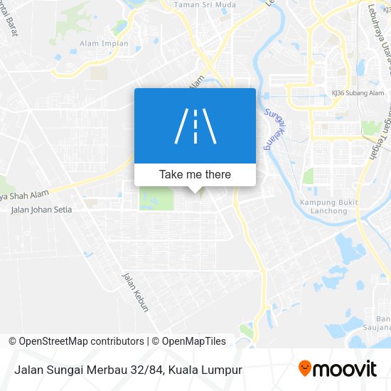Jalan Sungai Merbau 32/84 map