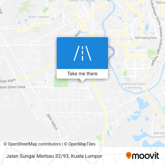 Jalan Sungai Merbau 32/93 map