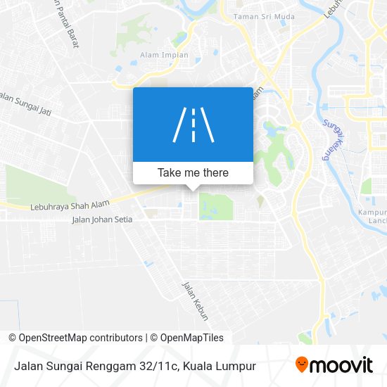 Jalan Sungai Renggam 32/11c map