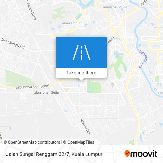Peta Jalan Sungai Renggam 32/7