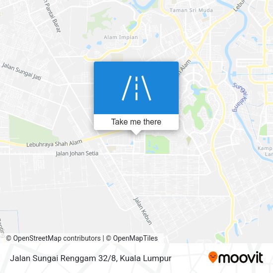 Peta Jalan Sungai Renggam 32/8