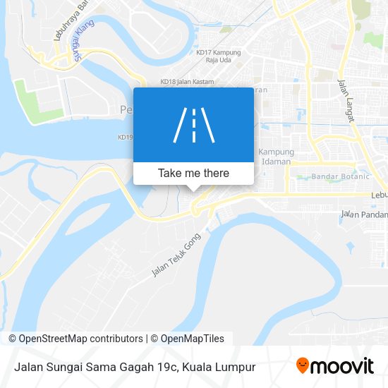 Peta Jalan Sungai Sama Gagah 19c