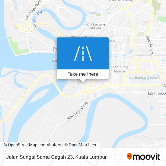 Peta Jalan Sungai Sama Gagah 23
