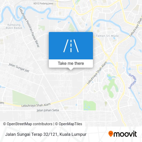 Jalan Sungai Terap 32/121 map