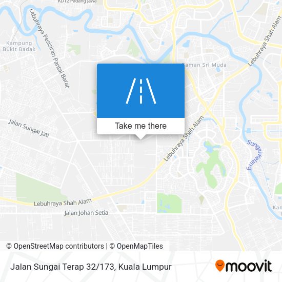 Jalan Sungai Terap 32/173 map