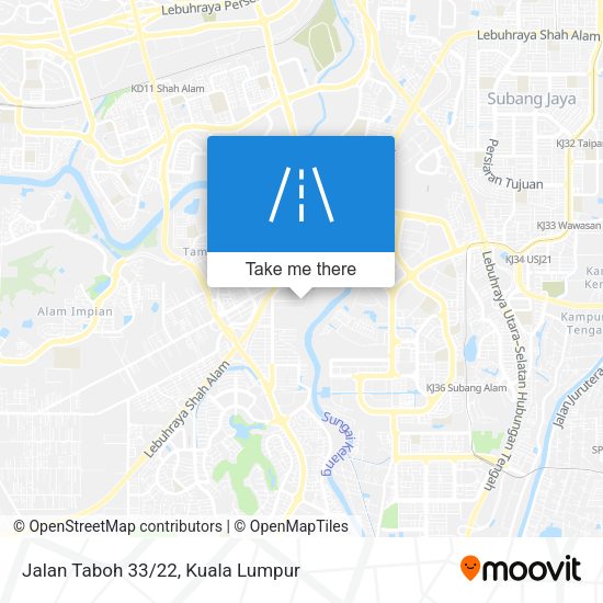 Peta Jalan Taboh 33/22