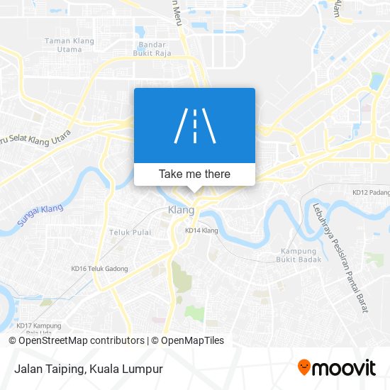 Jalan Taiping map