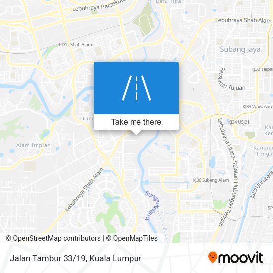 Jalan Tambur 33/19 map