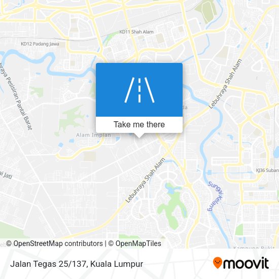 Jalan Tegas 25/137 map