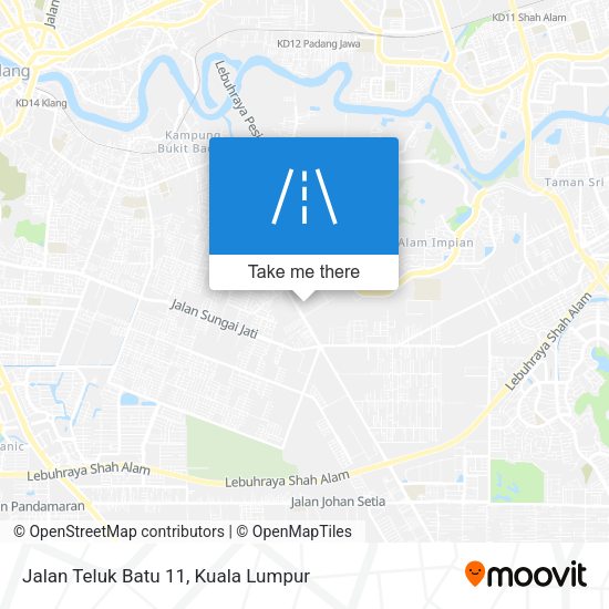 Peta Jalan Teluk Batu 11