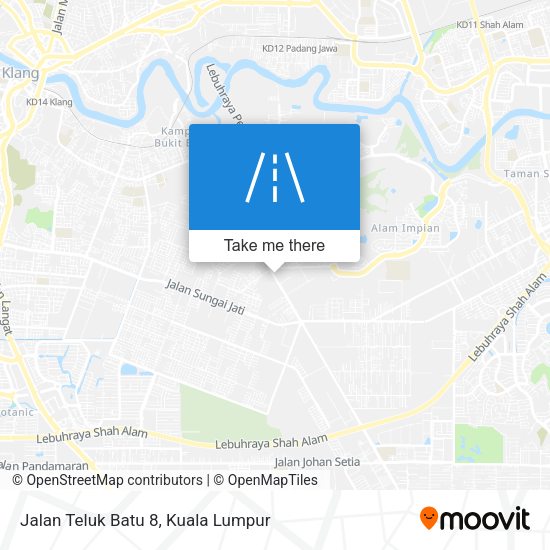Peta Jalan Teluk Batu 8
