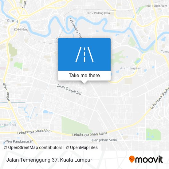 Jalan Temenggung 37 map