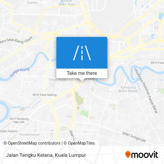 Peta Jalan Tengku Kelana