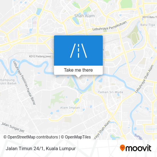 Peta Jalan Timun 24/1