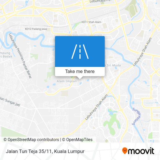 Jalan Tun Teja 35/11 map