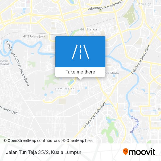 Jalan Tun Teja 35/2 map