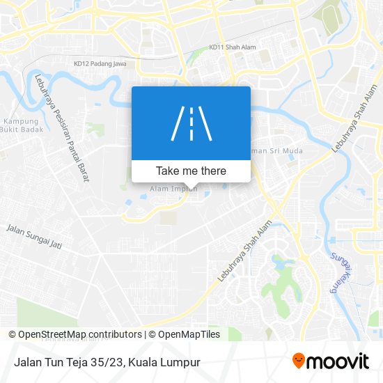 Jalan Tun Teja 35/23 map