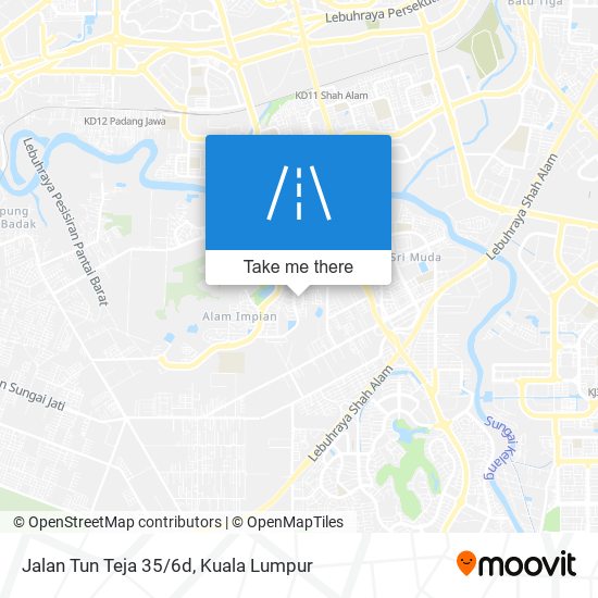 Peta Jalan Tun Teja 35/6d