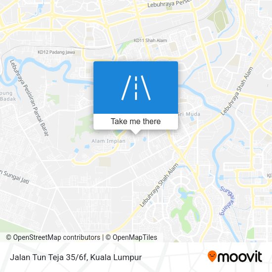 Peta Jalan Tun Teja 35/6f