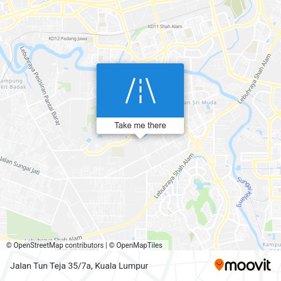 Peta Jalan Tun Teja 35/7a