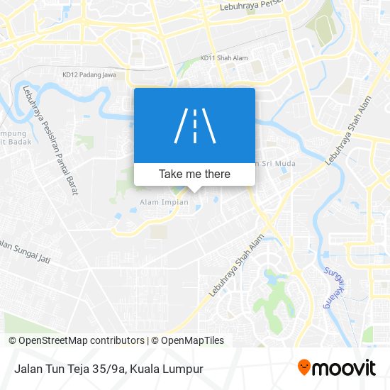 Peta Jalan Tun Teja 35/9a