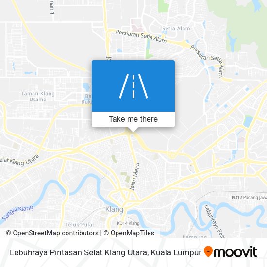 Lebuhraya Pintasan Selat Klang Utara map