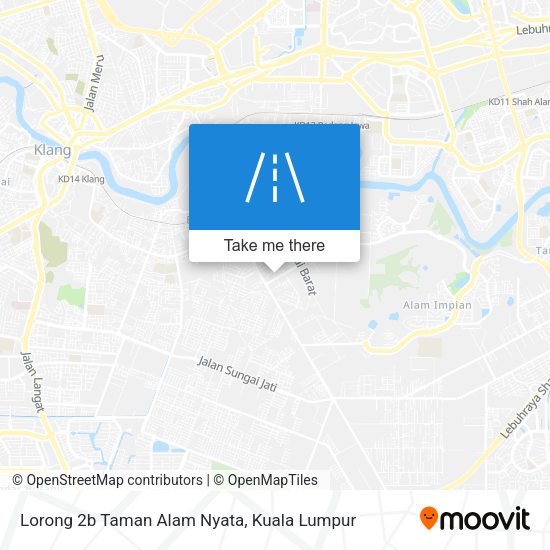 Lorong 2b Taman Alam Nyata map
