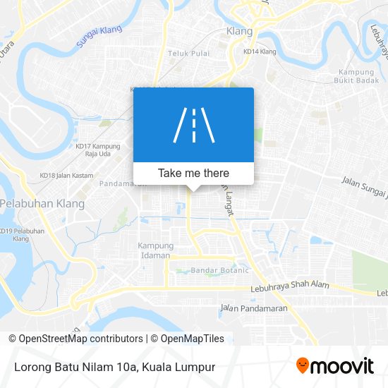 Peta Lorong Batu Nilam 10a