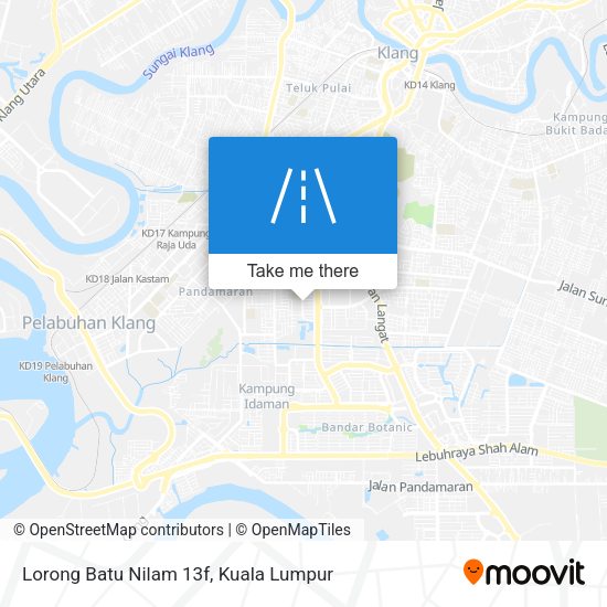 Peta Lorong Batu Nilam 13f