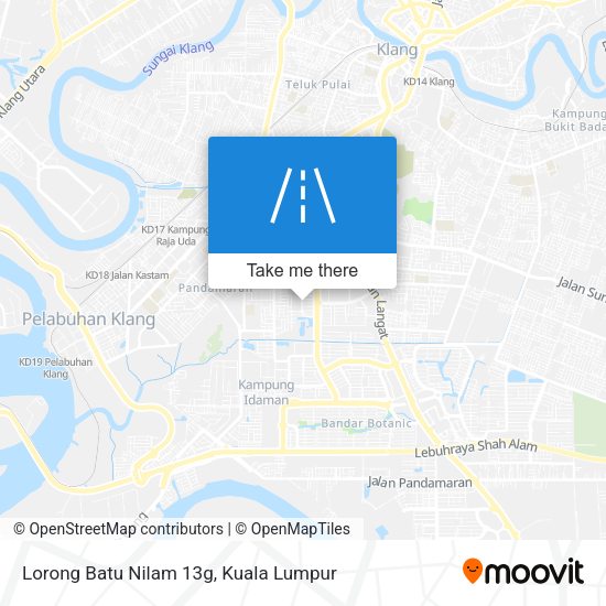 Lorong Batu Nilam 13g map