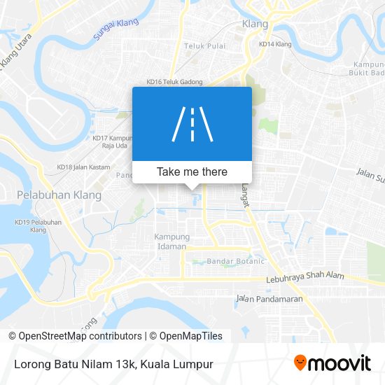 Lorong Batu Nilam 13k map
