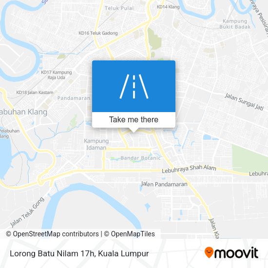Peta Lorong Batu Nilam 17h