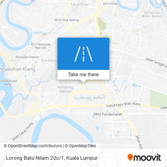 Lorong Batu Nilam 20c/1 map