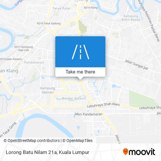 Peta Lorong Batu Nilam 21a