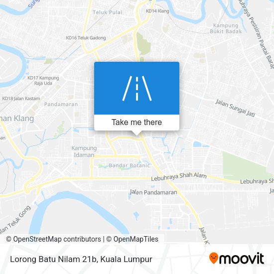 Peta Lorong Batu Nilam 21b
