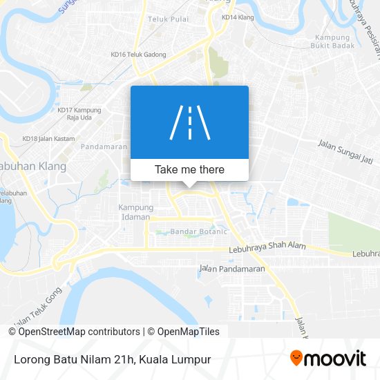 Peta Lorong Batu Nilam 21h