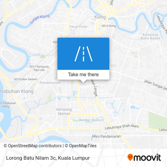 Peta Lorong Batu Nilam 3c