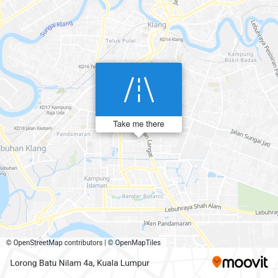 Peta Lorong Batu Nilam 4a