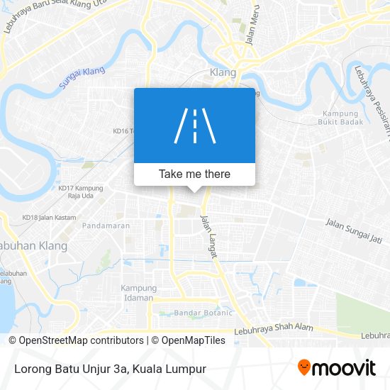 Peta Lorong Batu Unjur 3a