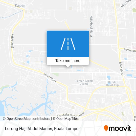 Lorong Haji Abdul Manan map