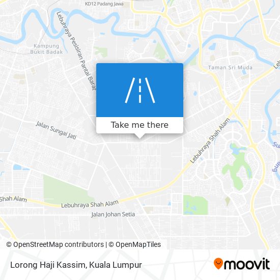 Lorong Haji Kassim map