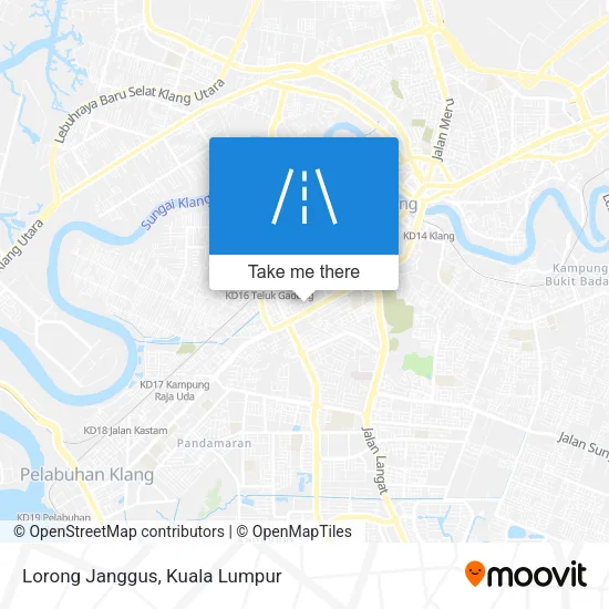 Lorong Janggus map
