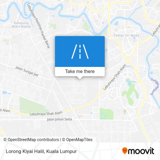 Peta Lorong Kiyai Halil