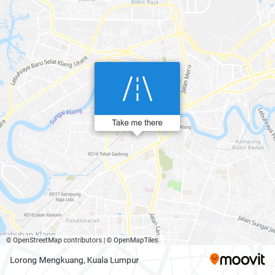 Peta Lorong Mengkuang